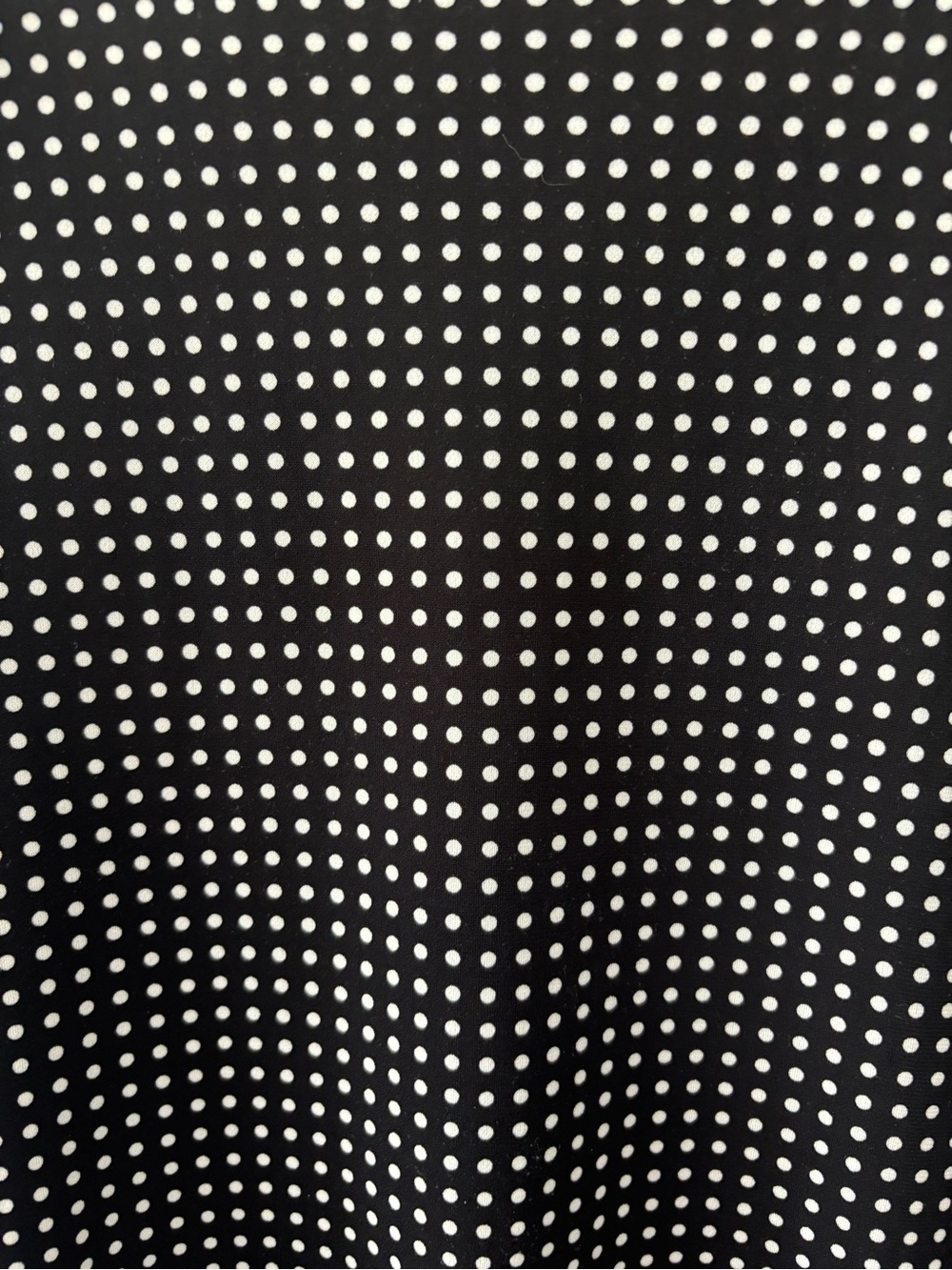 Banana Republic Polka Dot Blouse Size Medium Black/White Round Neck Long Sleeve - Picture 7 of 7